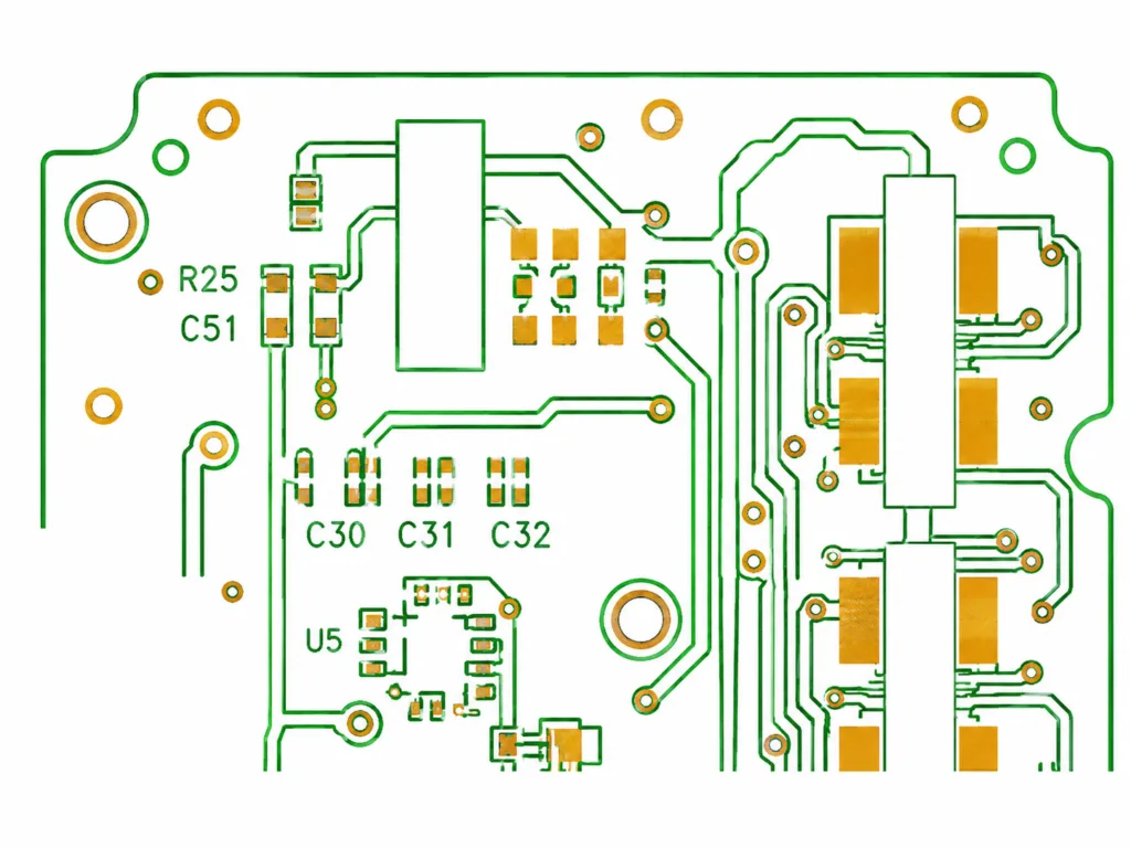 high-frequency PCB layout with RF microwave circuit traces and impedance control design