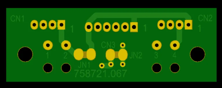 PCB layout with embedded thin-film buried resistor patterns