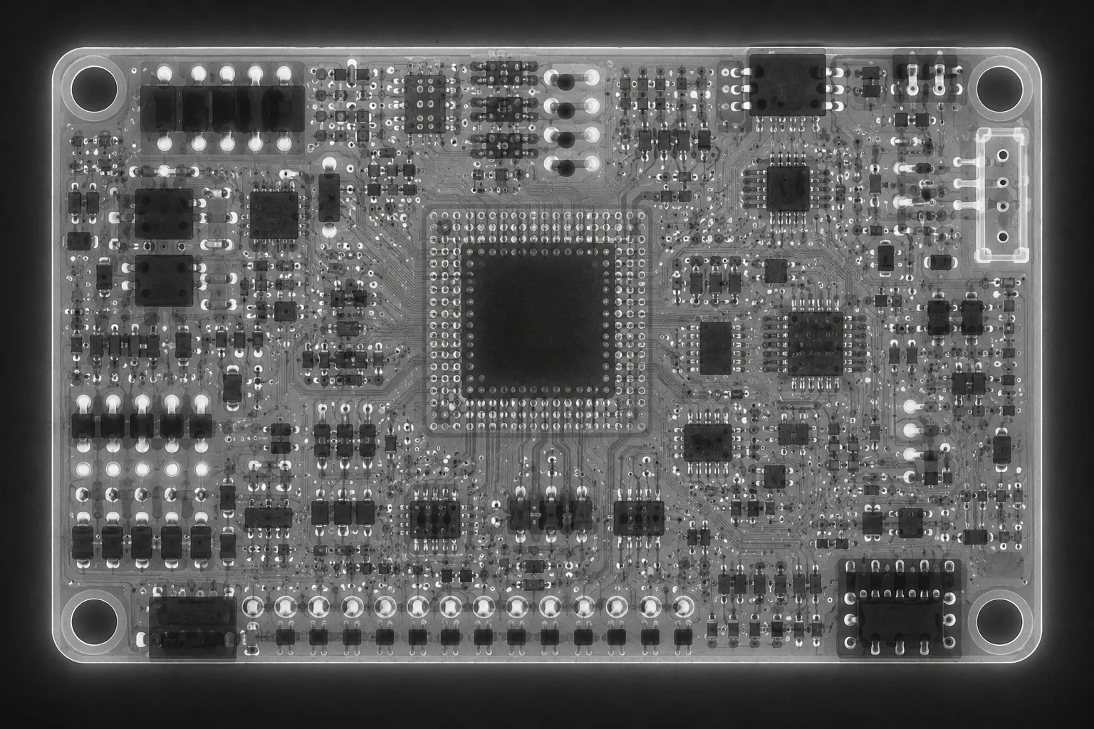 BGA solder joint X-ray inspection for PCB assembly quality assurance