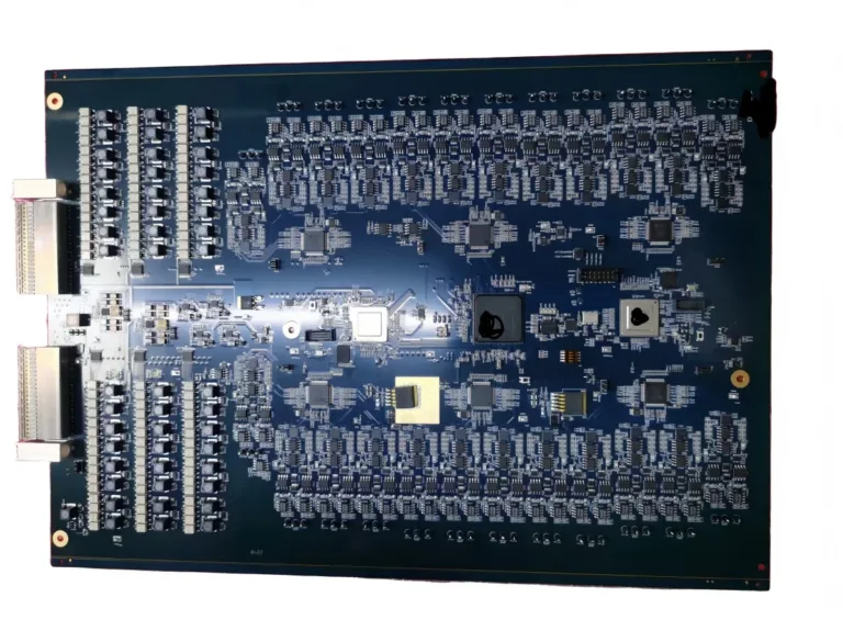 RF telecom communication PCB assembly with mounted components Select 92 more words to run Humanizer.