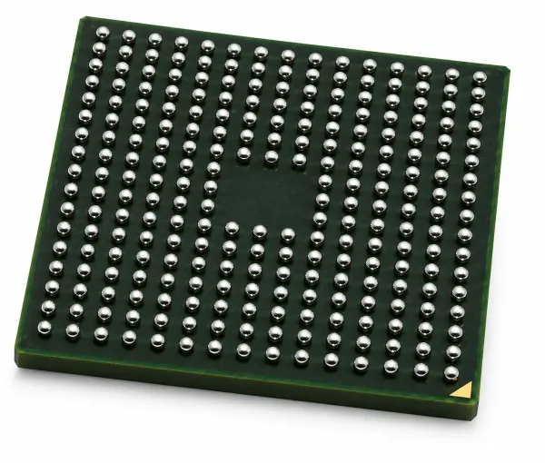 BGA package with dense solder ball array for PCB assembly