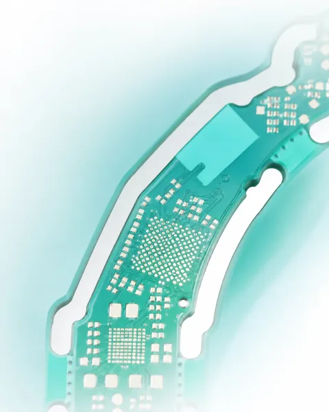Flexible HDI PCB with fine-pitch pads and high-density routing