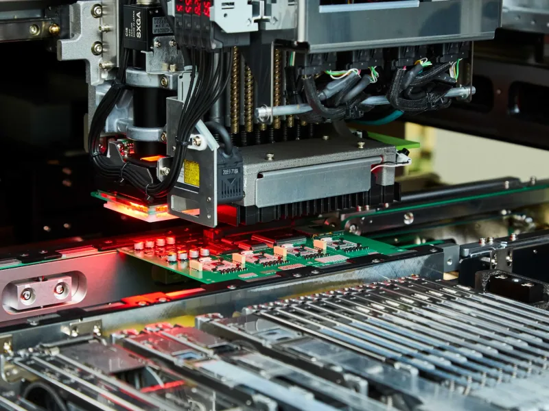 Automated equipment used for turnkey PCB assembly production